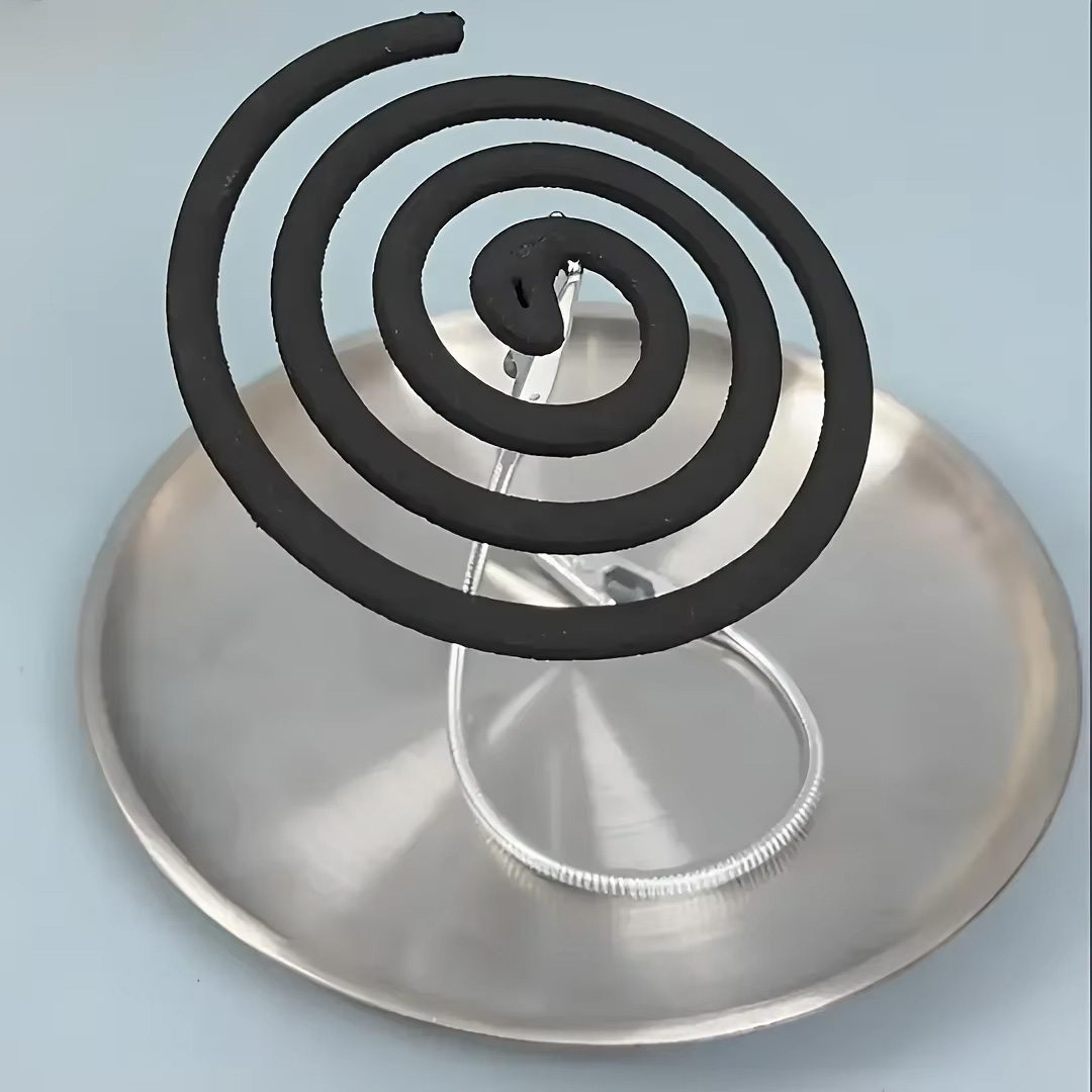 Incense Holder - ที่วางขดยากันยุงแบบสองด้าน พร้อมที่หนีบถาดรองขี้เถ้า ท่อต่อขยาย พกพาสะดวก สำหรับแคมป์ปิ้งกลางแจ้ง ใช้ในบ้าน