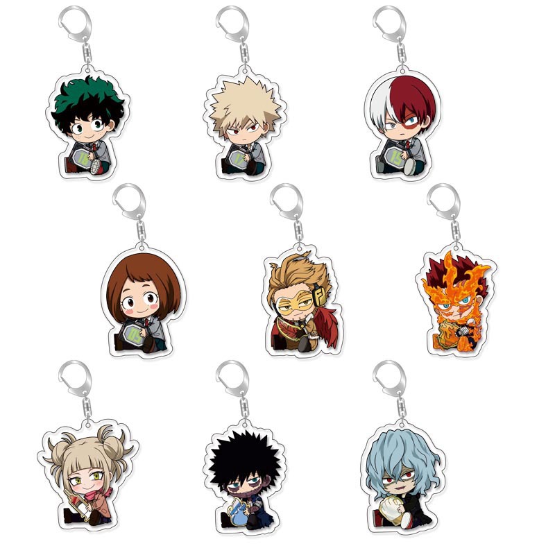Furoshiki - พวงกุญแจอะคริลิกตัวละครน่ารักจากอนิเมะญี่ปุ่น My Hero Academia บากุโกะ คัตสึกิ