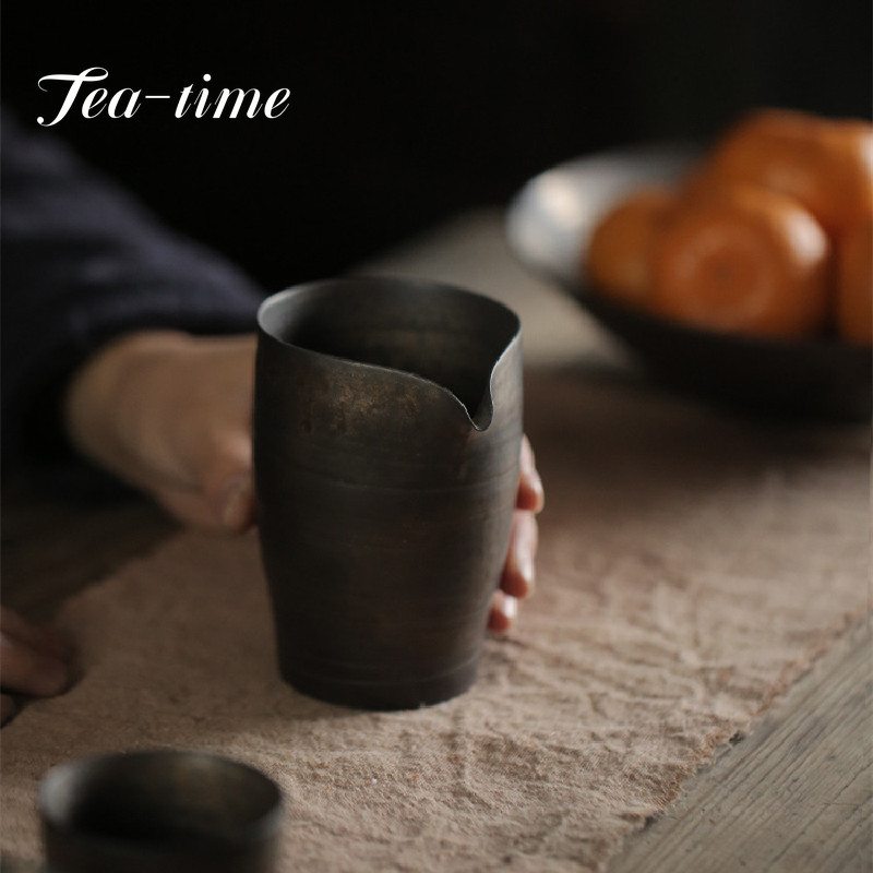 Japanese Pottery - 240Ml Handmade ยางบางเซรามิคเหยือกชา Retro ญี่ปุ่นหยาบเครื่องปั้นดินเผา Fair