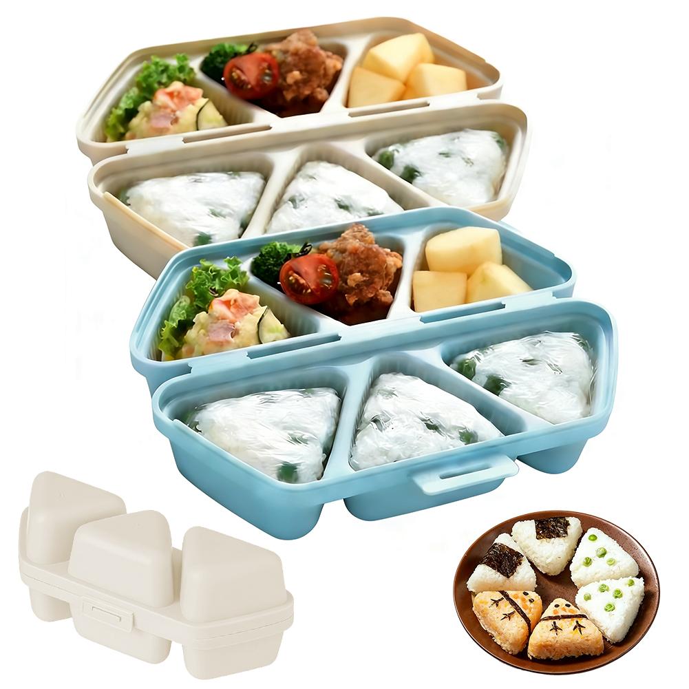 Sushi Making Kit - แม่พิมพ์ข้าวปั้นซูชิ 6 in 1 รูปทรงสามเหลี่ยม สำหรับทำซูชิ