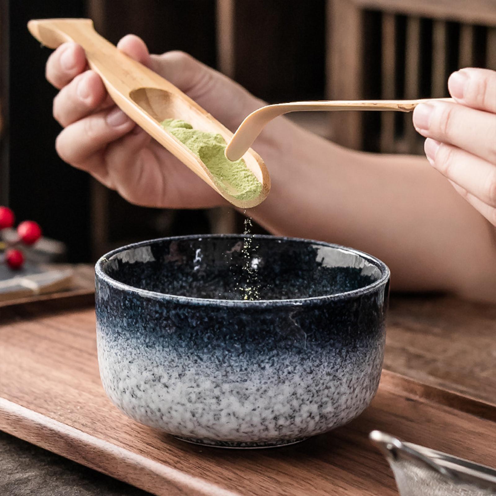 Japanese Tea - ชามมัทฉะเซรามิกสไตล์ญี่ปุ่นแท้ ทรงกลม สำหรับใช้ในบ้าน สำนักงาน และพิธีชงชา