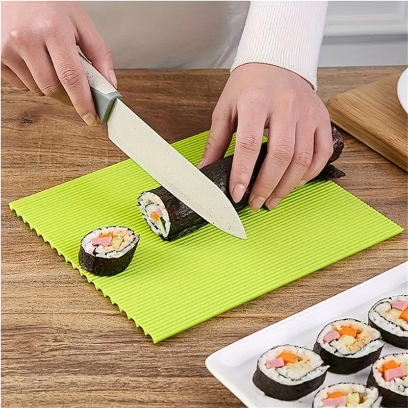 แผ่นซิลิโคนทำซูชิลายไม้ไผ่แบบใ - Sushi Making Kit บทวิจารณ์และราคา