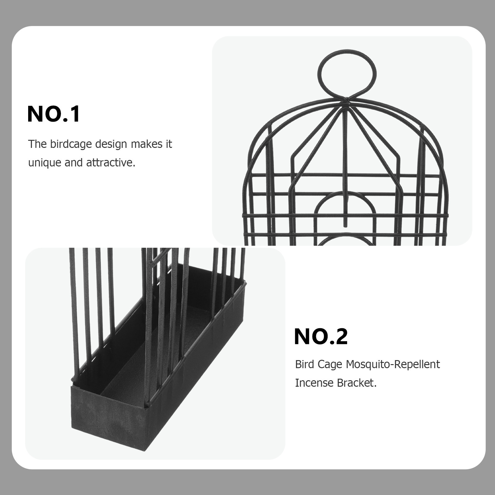 ที่วางกำยานทรงกรงนกเหล็กสไตล์เ - Incense Holder บทวิจารณ์และราคา