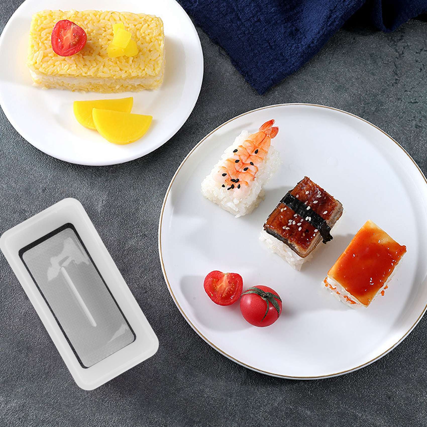 เครื่องทำมูซูบิ 4 ชิ้น แบบกด ไ - Sushi Making Kit บทวิจารณ์และราคา