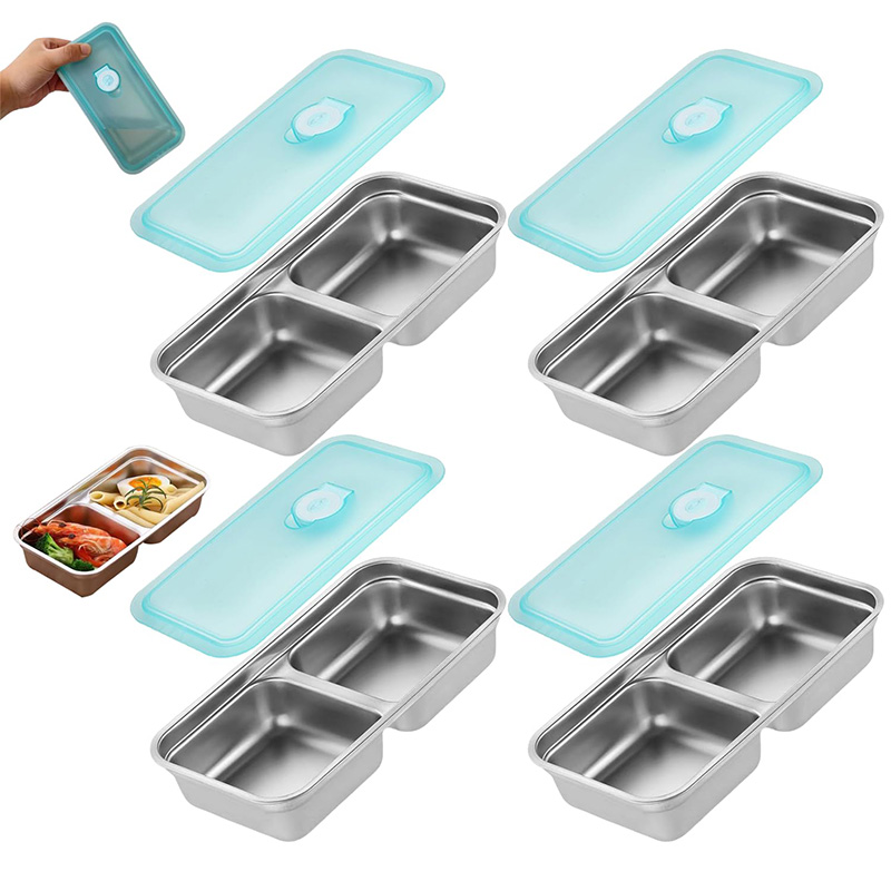 สแตนเลสแบบพกพาสดกล่องอาหารคอนเ - Bento Box บทวิจารณ์และราคา