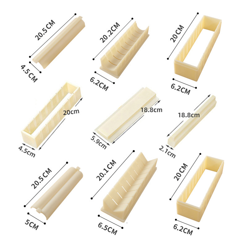 ชุดอุปกรณ์ทำซูชิ 3 ชิ้น/ชุด รู - Sushi Making Kit บทวิจารณ์และราคา